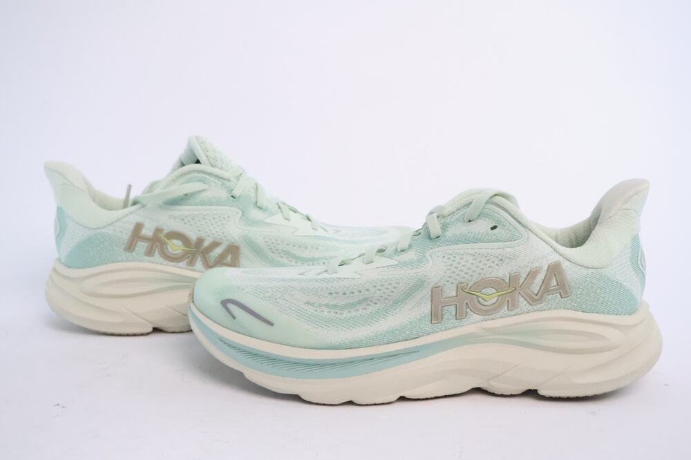 HOKA ONE ONE CLIFTON 10 BIG KIDS SNEAKERS SZ 7MD 1168860 STRF SEA GLASS #91